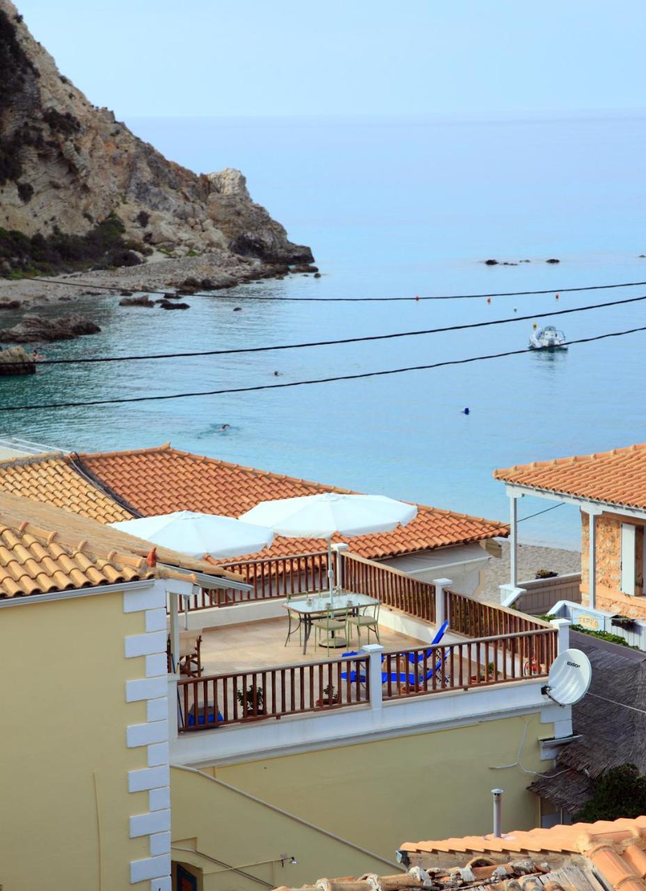 Ferienwohnung Lagadi Luxury Sea Side Áyios Nikítas Exterior foto